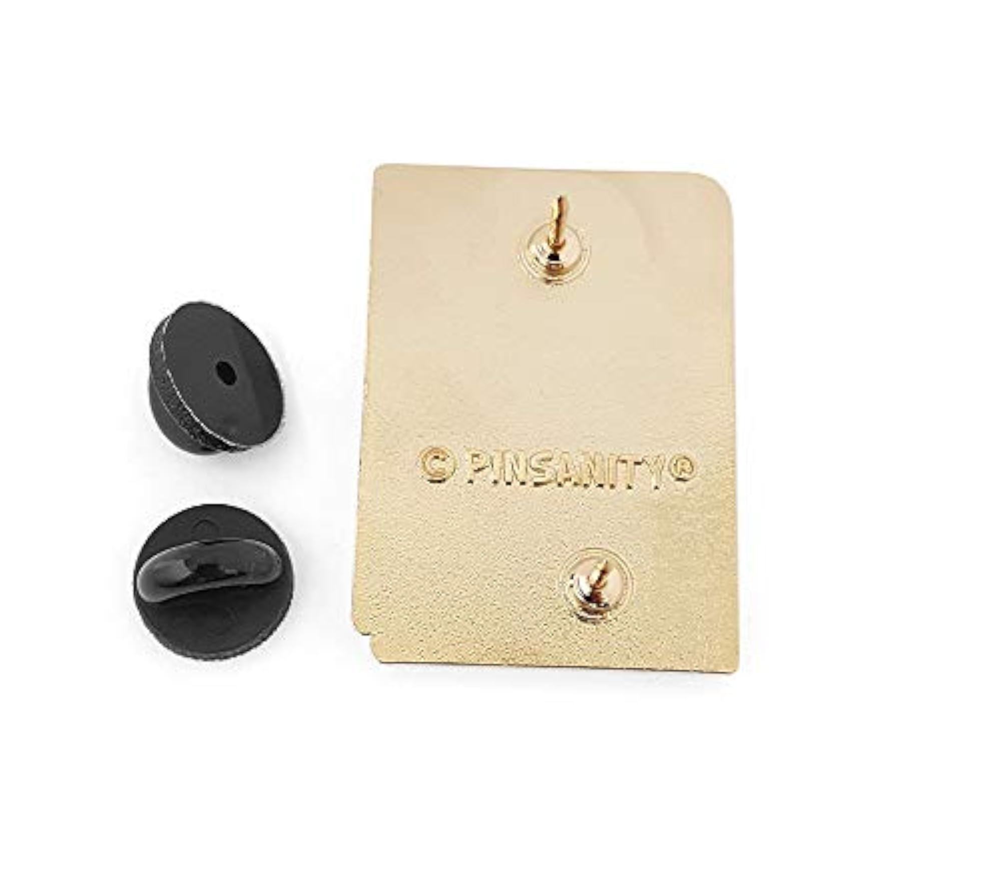 'Handbook for the Recently Deceased' Enamel Lapel Pin, Unique Design